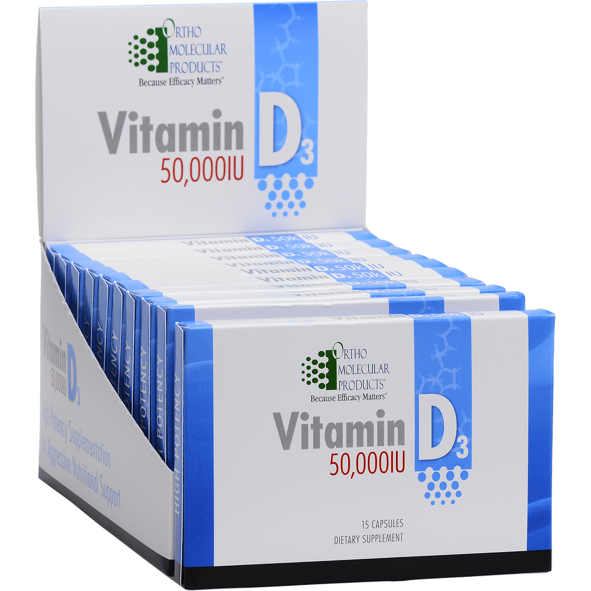 Vitamin D3 50,000 IU (10pack-15 capsule pack) - Vitalized 