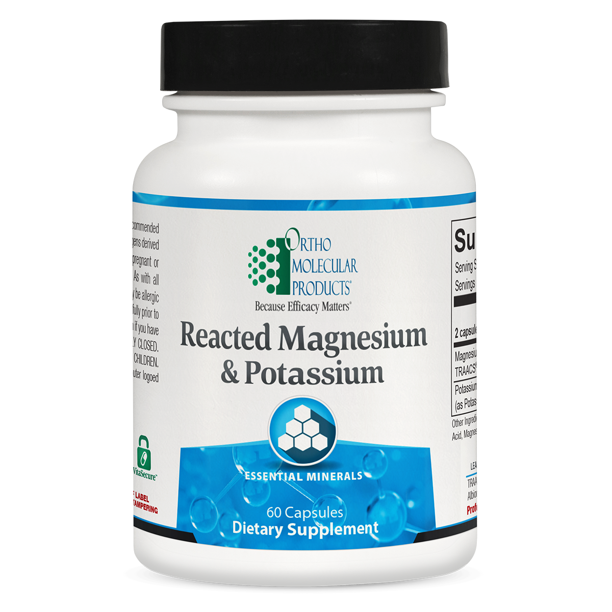 Reacted Magnesium & Potassium (60 capsules) - Vitalized 