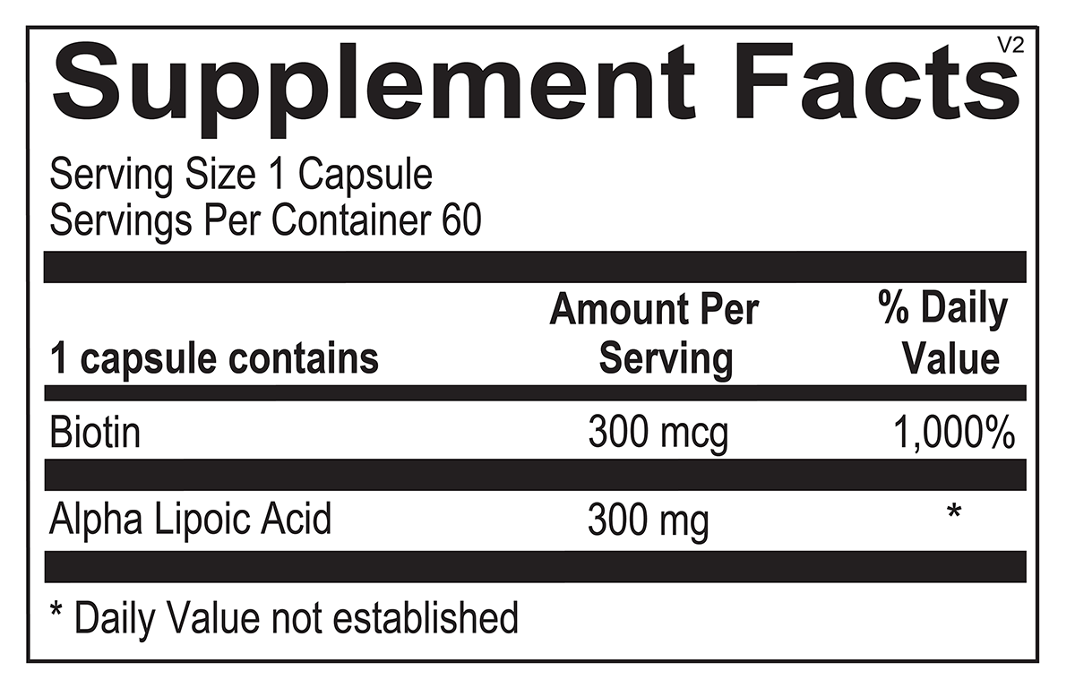 Lipoic Acid 300 mg (60 capsules) - Vitalized 