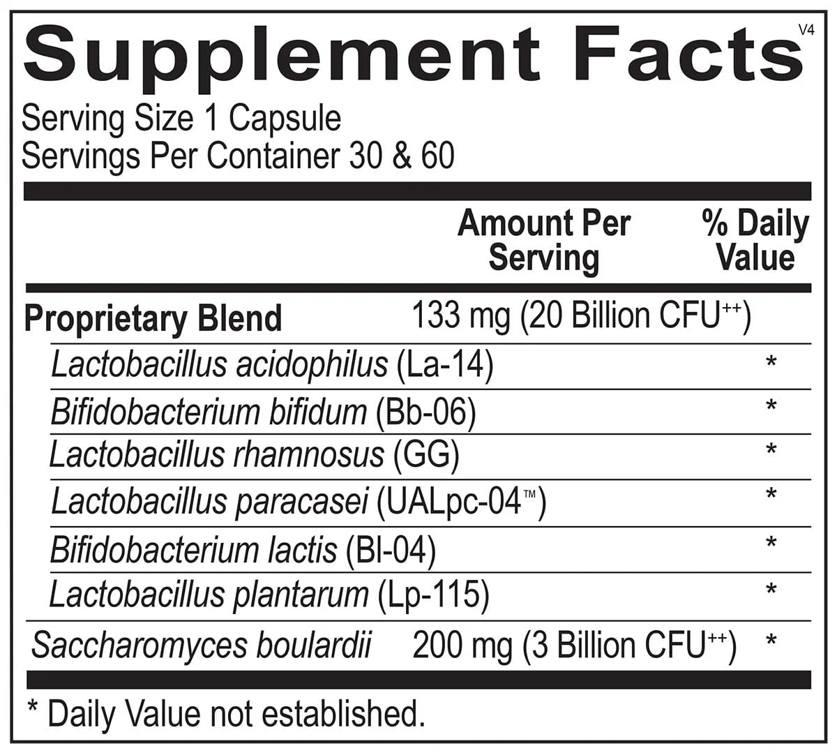 Ortho Biotic® Capsules (30 capsules) - Vitalized 