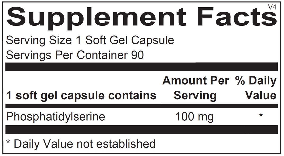 Phosphatidylserine (90  capsules) - Vitalized 