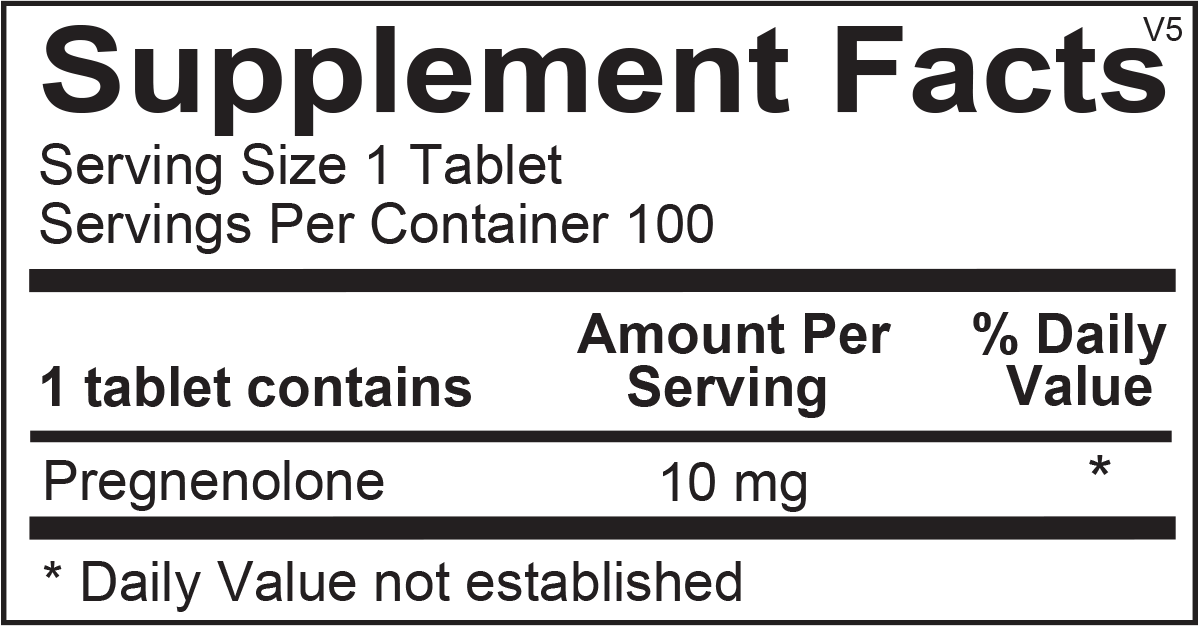 Pregnenolone (100 tablets) - Vitalized 