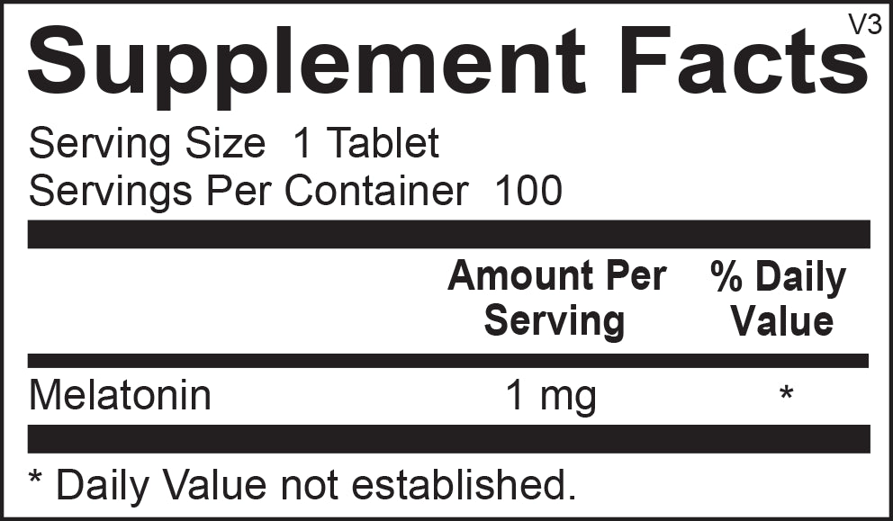 Melatonin (100 tablets) - Vitalized 