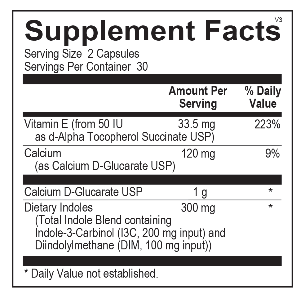 CDG EstroDIM (60 capsules) - Vitalized 