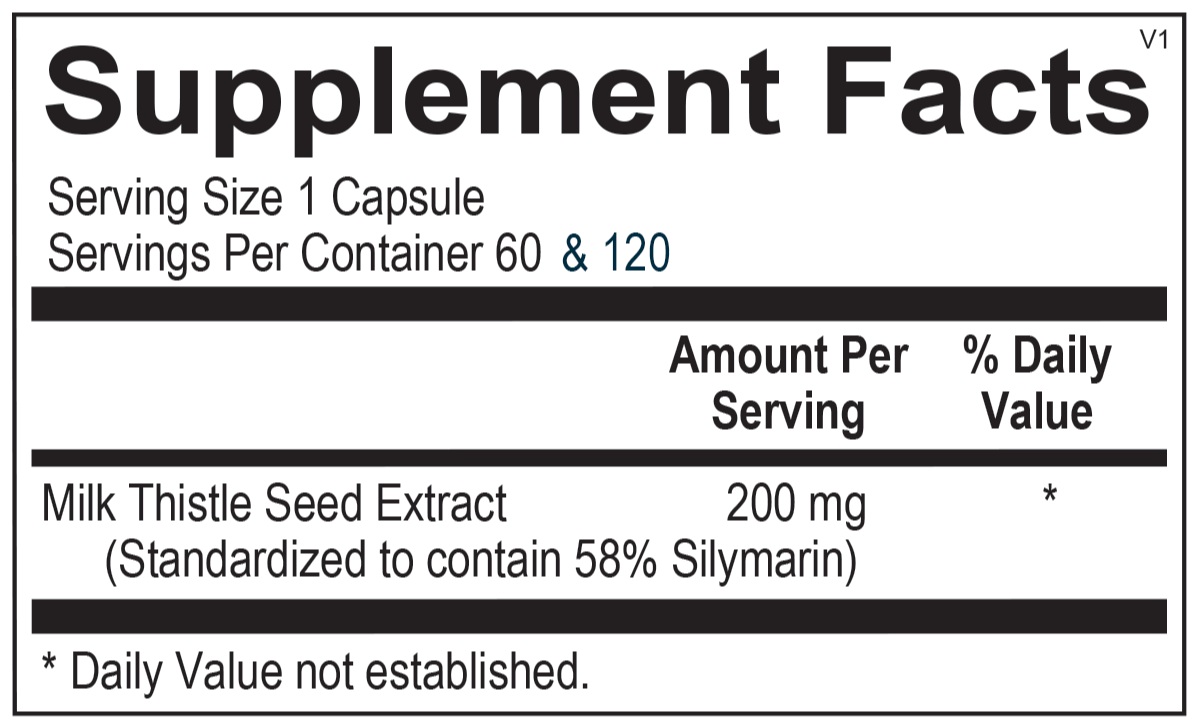 Silymarin Forte (60 capsules) - Vitalized 