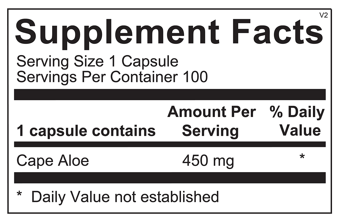 Super Aloe 450 (100 capsules) - Vitalized 