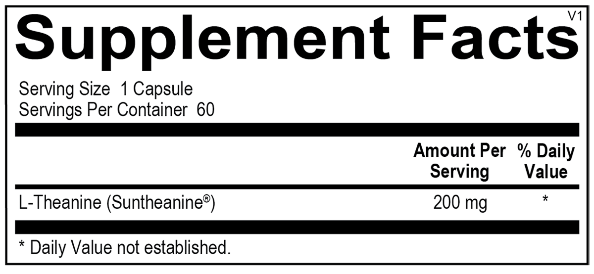 L-Theanine (60 capsules) - Vitalized 