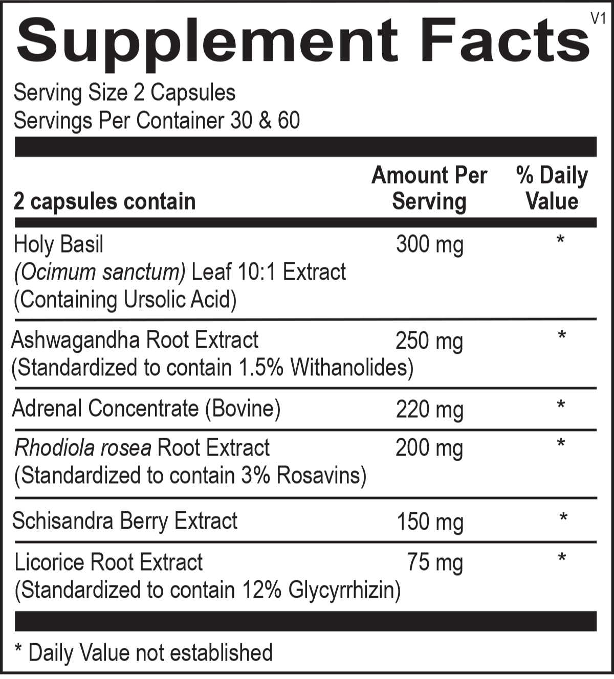 TruAdapt Plus (60 capsules) - Vitalized 