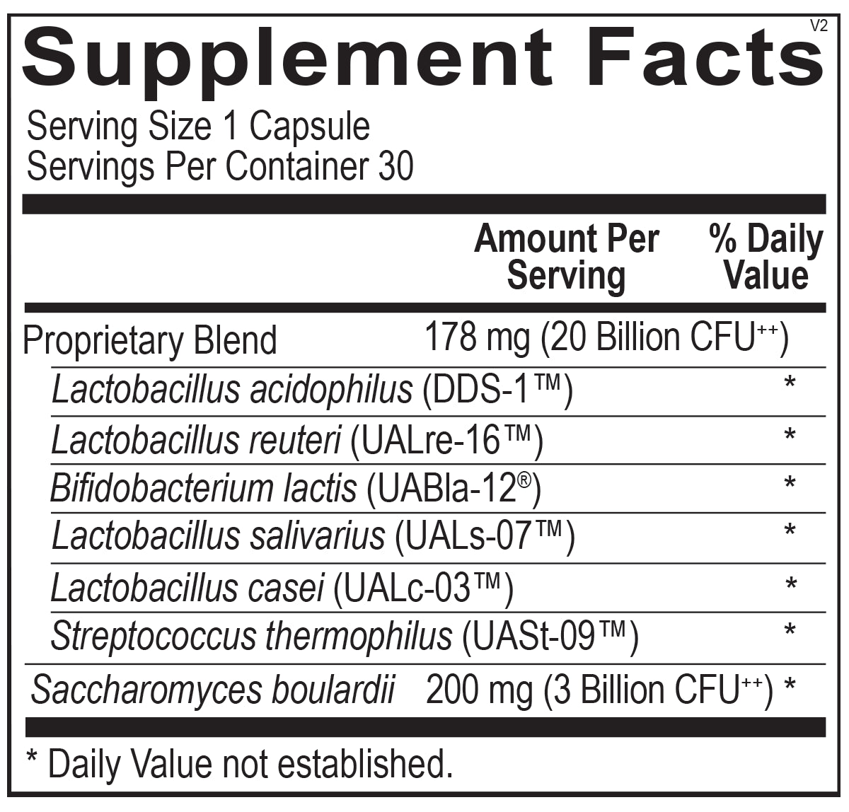 Ortho Biotic® R (30 capsules) - Vitalized 